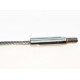 Auto lock Turnbuckle  for 4mm (1/8) Stainless Steel cable railing. Brushed finish.