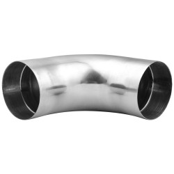 90° Rounded big  handrail elbow 50mm-Chrome