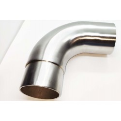 90° Elbow Rounded mail to female connector 42mm