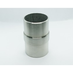 Satin Stainless Steel Pipe 50.8mm  Straight Connector