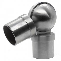 Brushed Stainless Steel Universal Elbow for SS pipe 50.8mm