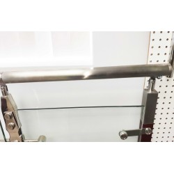 Stainless Steel 42mm (1-5/8 inch) diameter handrail pipe- Brushed finish-4 meters long