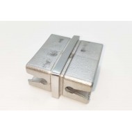 Straight connector for handrail 50x25mm