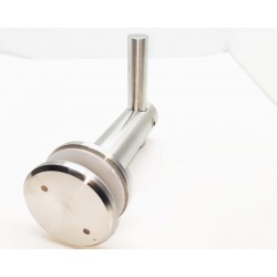 Handrail bracket for glass- Brushed finish IQ-9009 Adjustable height no top ( for welding)