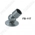 Brushed Stainless Steel 50.8mm Universal connector to wall