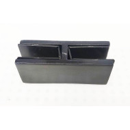 Glass clamp glass to glass for 10-12mm glass - Black finish