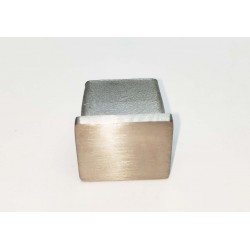 End cap for KS-1512 Heavy Duty Stainless Steel U-Channel Cap/Tube 25x21mm -Brushed finish 316-Stainless